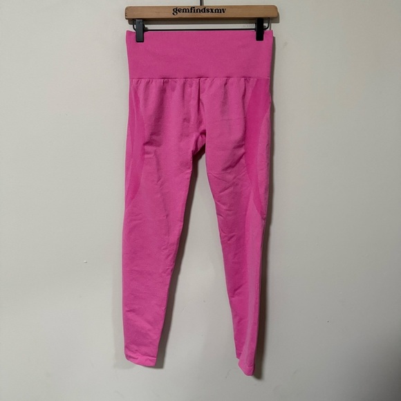 NVGTN Bubble Gum Pink Contour Seamless Leggings size Large - Picture 3 of 8